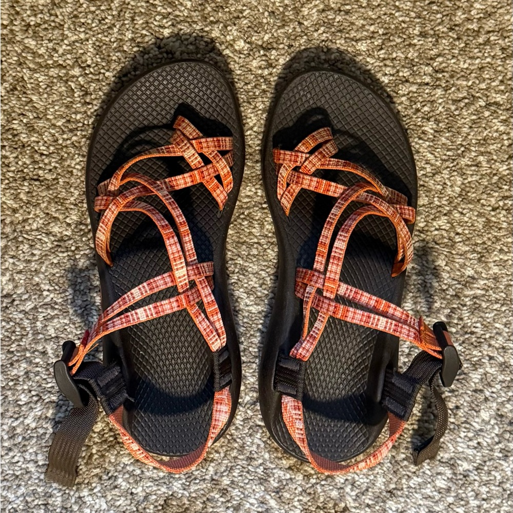 Chaco Women's Orange and Black Sandals